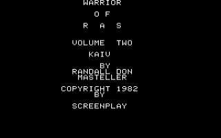 Warrior of Ras Vol. 2 - Kaiv